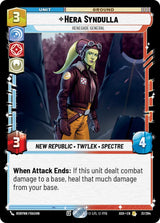 Hera Syndulla - Renegade General - Star Wars Unlimited
