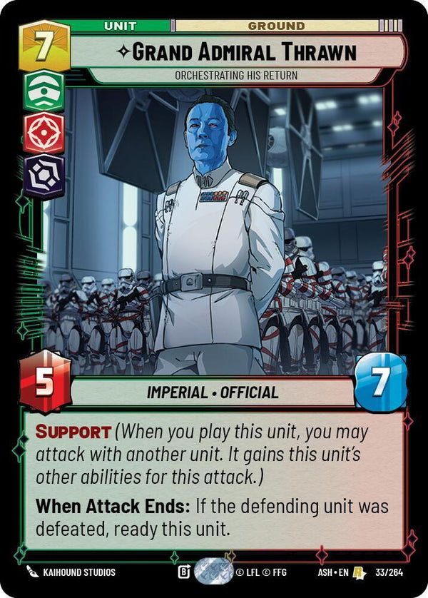 Grand Admiral Thrawn - Orchestrating His Return - Star Wars Unlimited