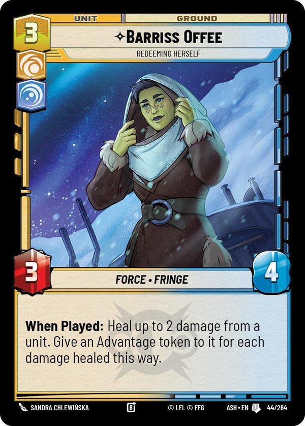 Barriss Offee - Redeeming Herself - Star Wars Unlimited