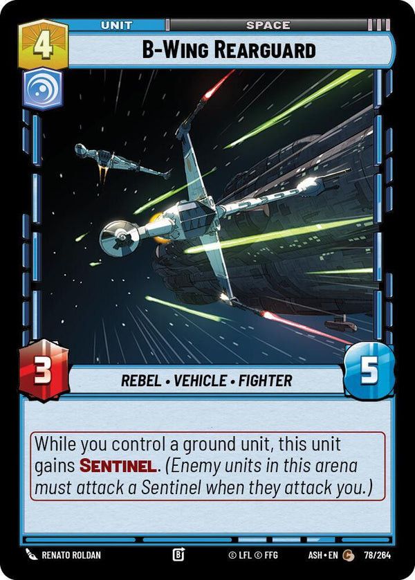 B-Wing Rearguard - Star Wars Unlimited