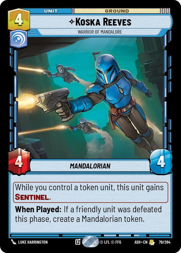Koska Reeves - Warrior of Mandalore - Star Wars Unlimited