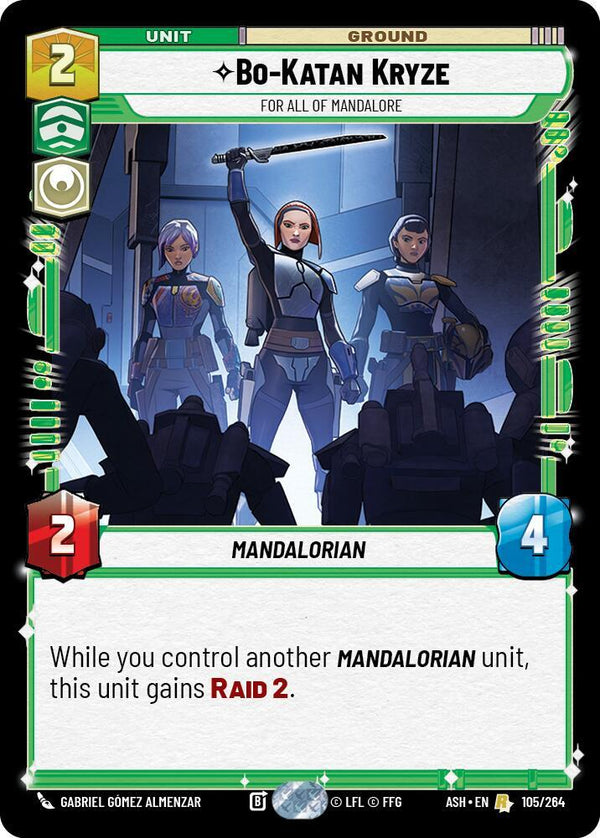 Bo-Katan Kryze - For All of Mandalore - Star Wars Unlimited