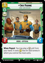 Crix Madine - Strike Team Strategist - Star Wars Unlimited