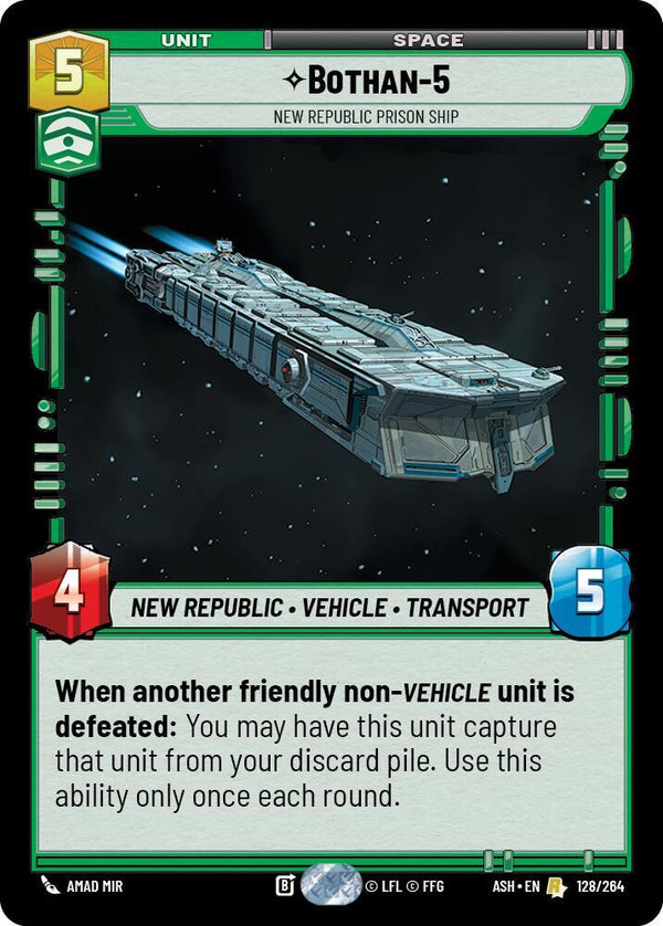 Bothan-5 - New Republic Prison Ship - Star Wars Unlimited