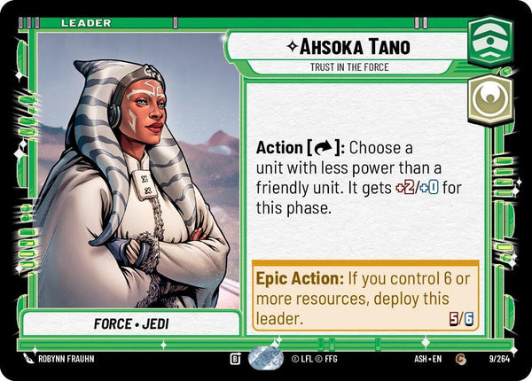 Ahsoka Tano - Trust in the Force - Star Wars Unlimited