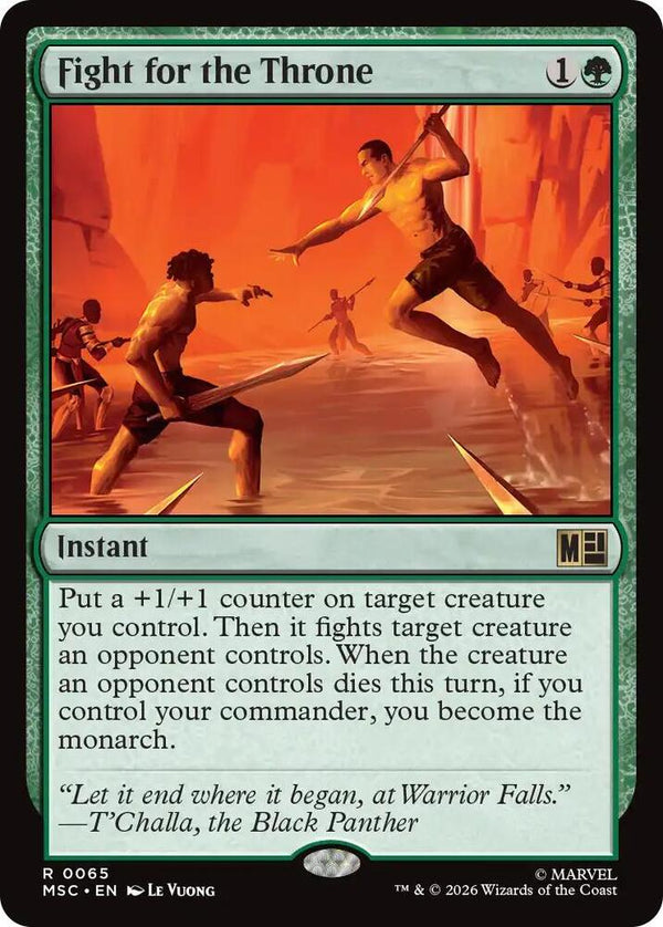 Fight for the Throne (Surge Foil) - Magic: The Gathering