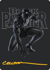Black Panther, Hope Enduring Art Card (Gold-Stamped Signature) - Magic: The Gathering