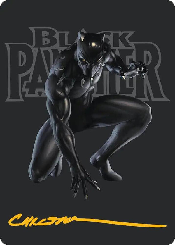 Black Panther, Hope Enduring Art Card (Gold-Stamped Signature) - Magic: The Gathering