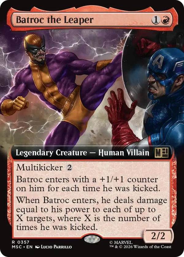 Batroc the Leaper (Extended Art) - Magic: The Gathering