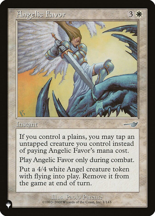 Angelic Favor - Magic: The Gathering