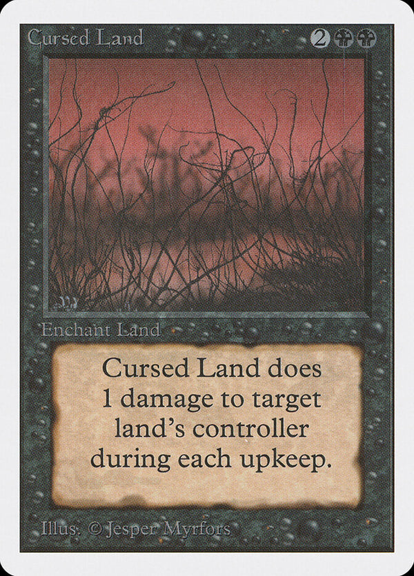 Cursed Land - Magic: The Gathering