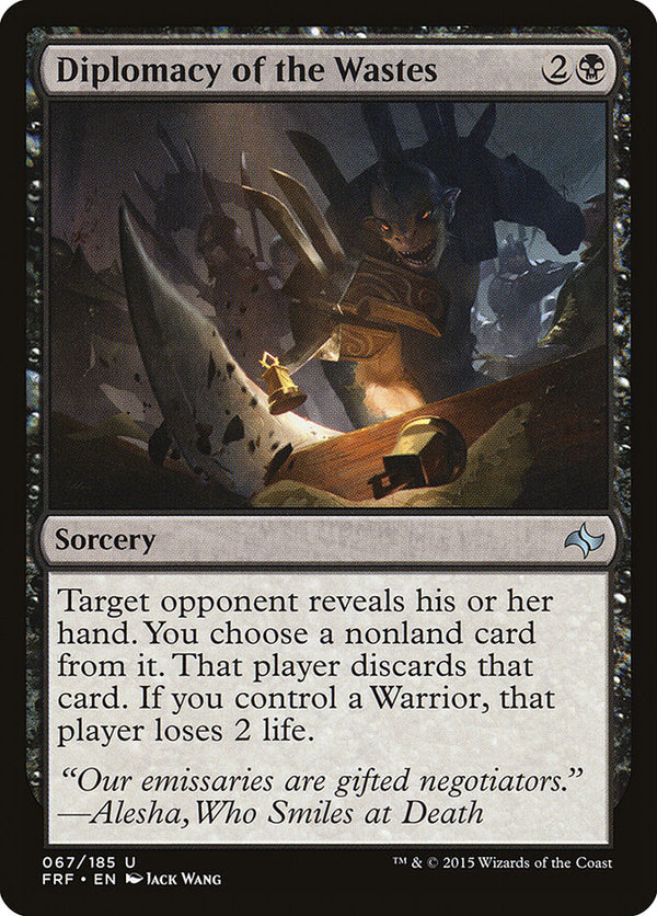 Diplomacy of the Wastes - Magic: The Gathering