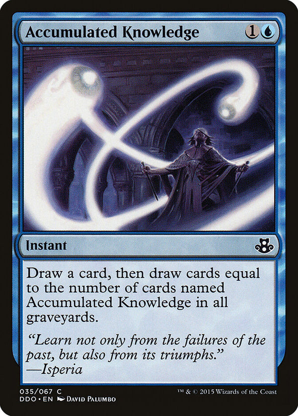 Accumulated Knowledge - Magic: The Gathering