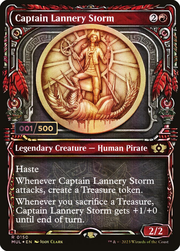 Captain Lannery Storm (Serial Numbered) - Magic: The Gathering