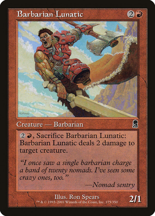 Barbarian Lunatic - Magic: The Gathering
