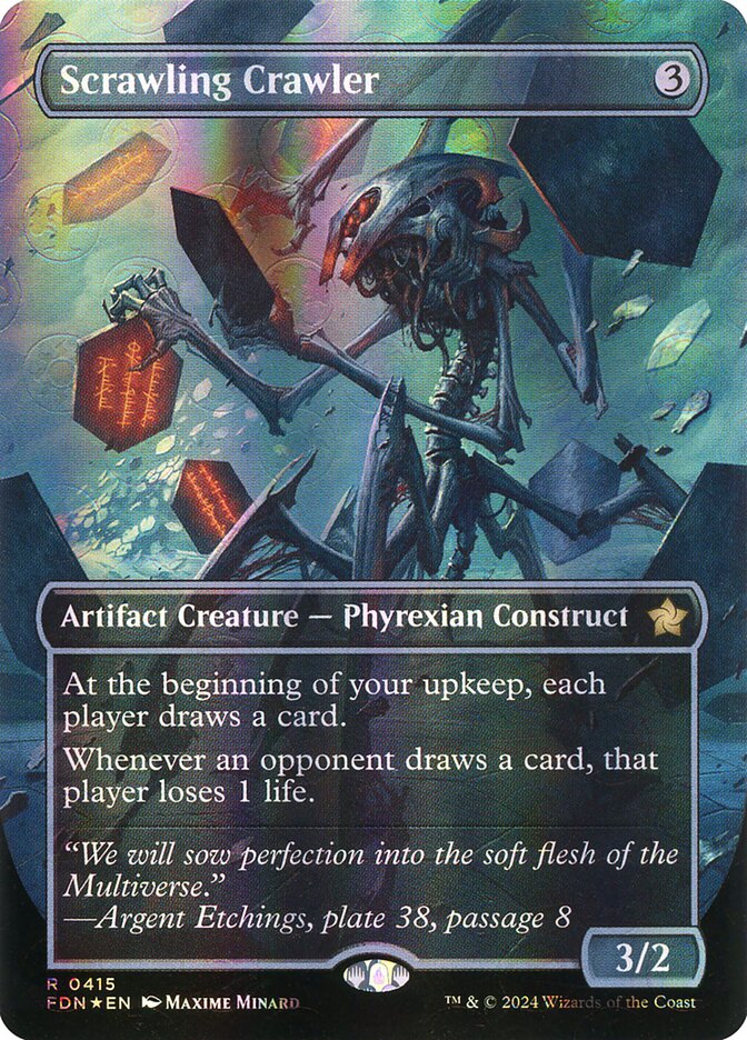 Scrawling Crawler (Borderless) (Mana Foil)