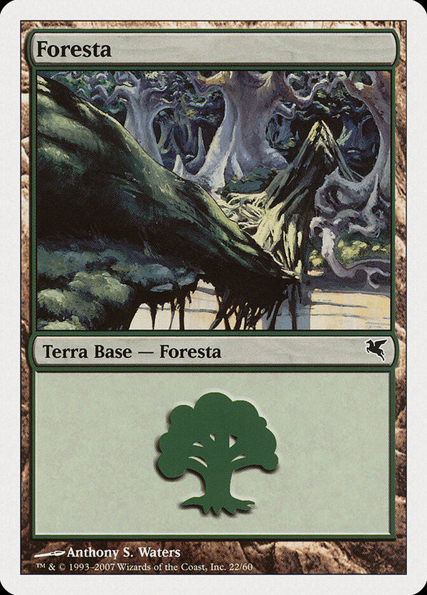 Forest (Italian) - "Foresta" (K22) - Magic: The Gathering