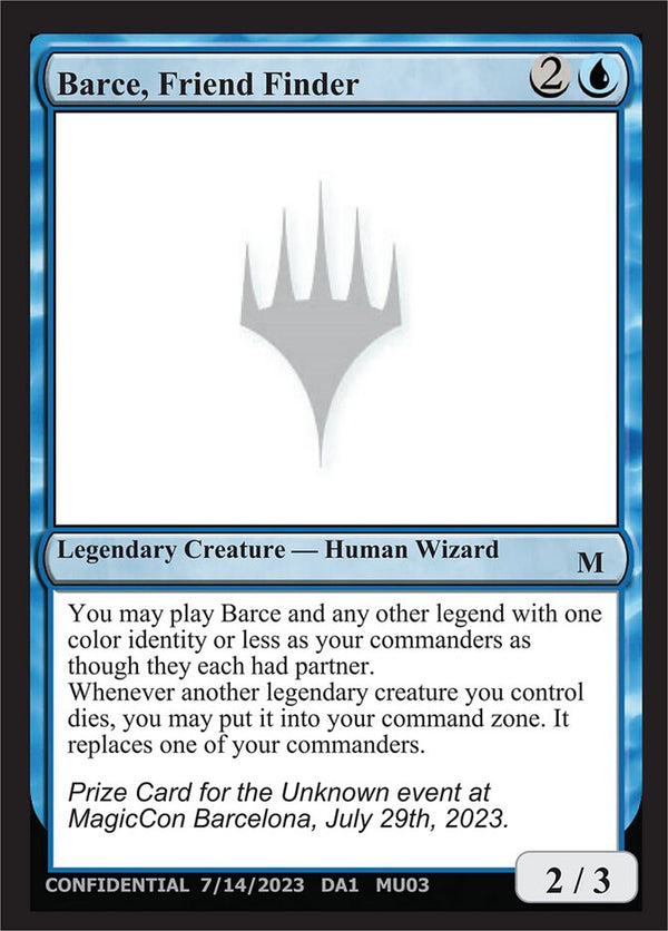 Barce, Friend Finder - Magic: The Gathering