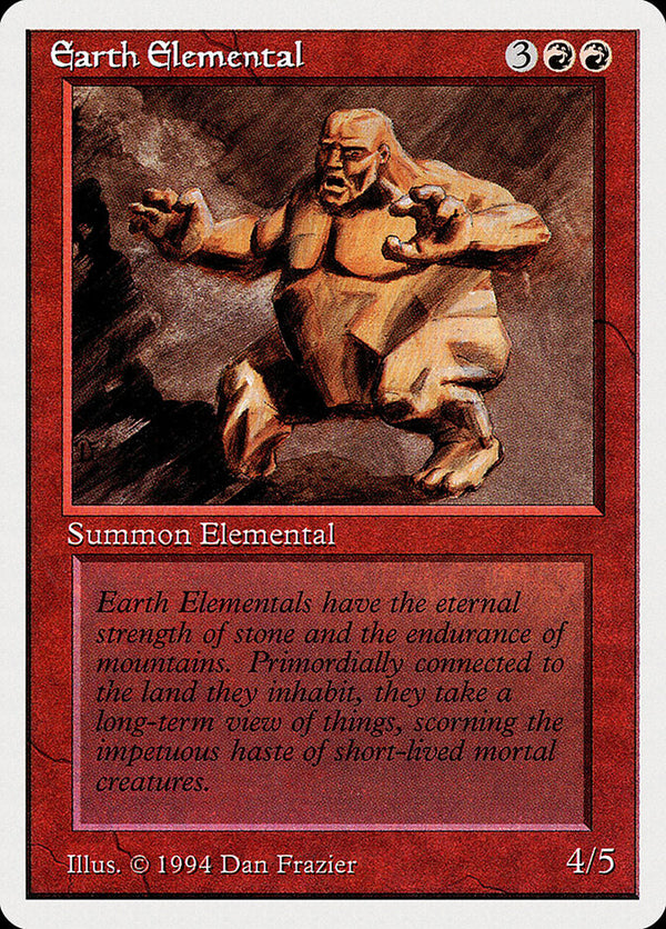 Earth Elemental - Magic: The Gathering