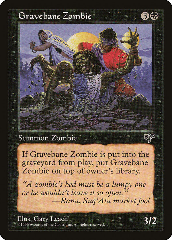 Gravebane Zombie - Magic: The Gathering