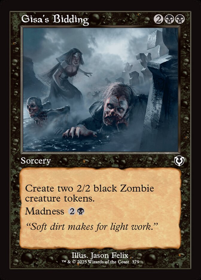 Gisa's Bidding (Retro Frame)