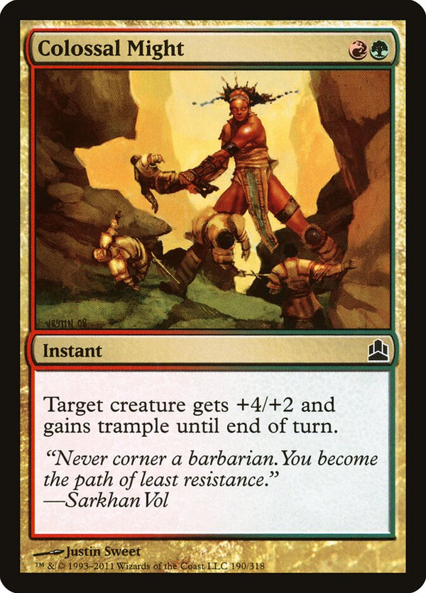 Colossal Might - Magic: The Gathering