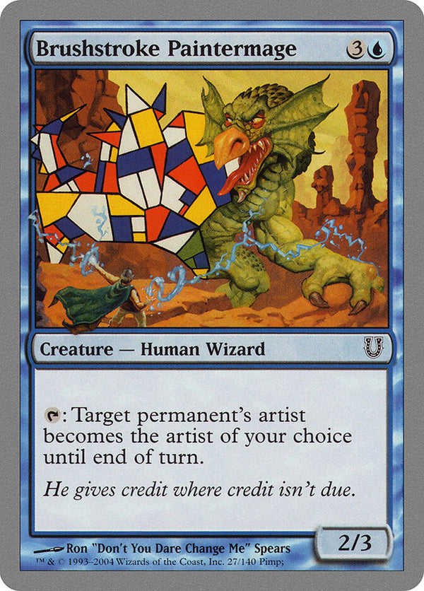 Brushstroke Paintermage - Magic: The Gathering