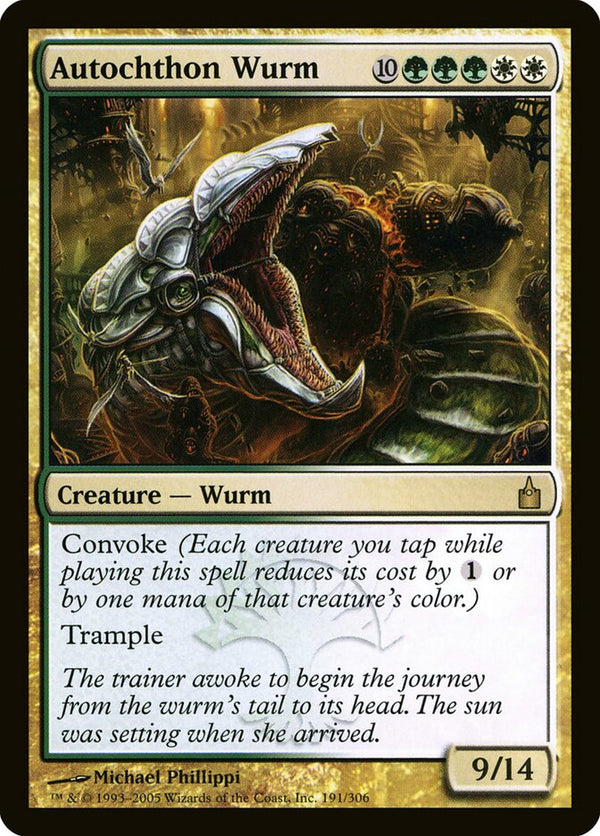 Autochthon Wurm - Magic: The Gathering