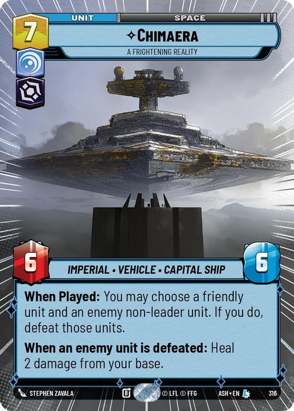 Chimaera - A Frightening Reality (Hyperspace) - Star Wars Unlimited