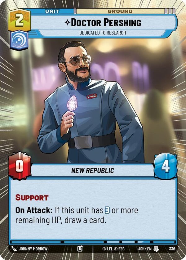 Doctor Pershing - Dedicated to Research (Hyperspace) - Star Wars Unlimited
