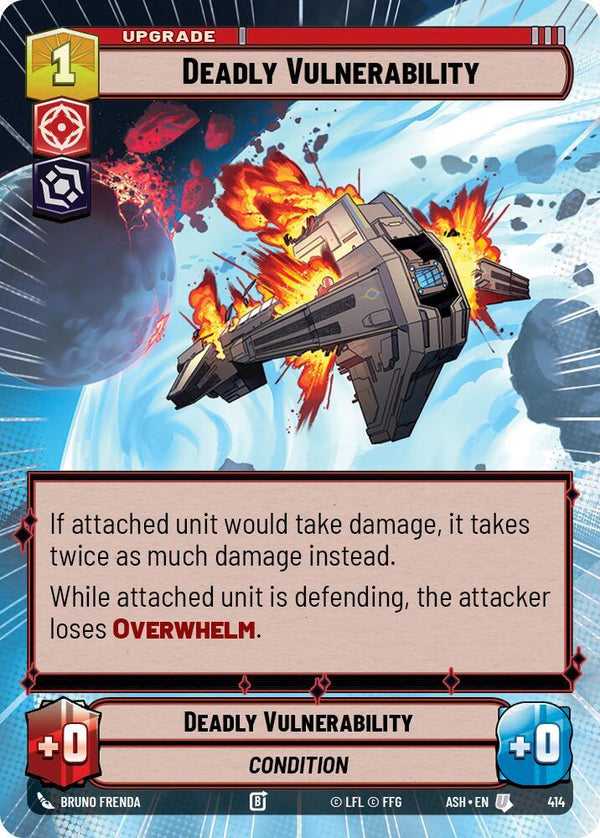 Deadly Vulnerability (Hyperspace) - Star Wars Unlimited