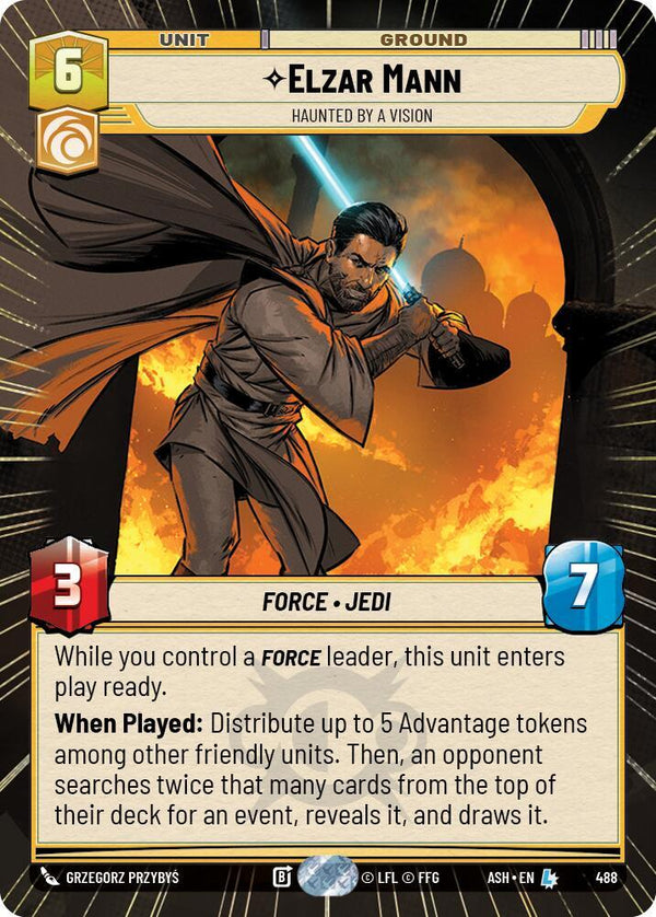 Elzar Mann - Haunted by a Vision (Hyperspace) - Star Wars Unlimited