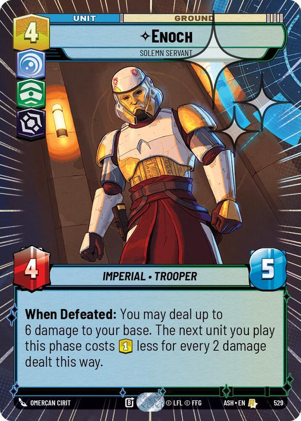 Enoch - Solemn Servant (Hyperspace Foil) - Star Wars Unlimited
