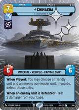 Chimaera - A Frightening Reality (Hyperspace Foil) - Star Wars Unlimited