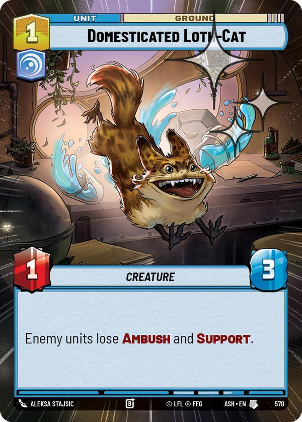 Domesticated Loth-Cat (Hyperspace Foil) - Star Wars Unlimited