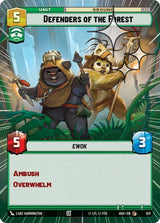 Defenders of the Forest (Hyperspace Foil) - Star Wars Unlimited