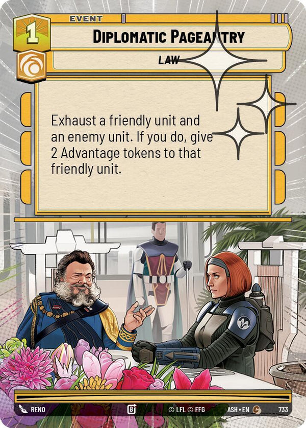 Diplomatic Pageantry (Hyperspace Foil) - Star Wars Unlimited
