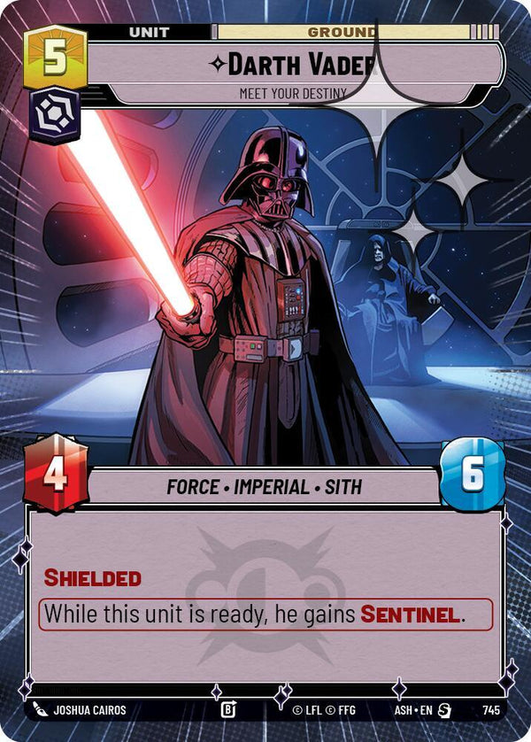 Darth Vader - Meet Your Destiny (Hyperspace Foil) - Star Wars Unlimited