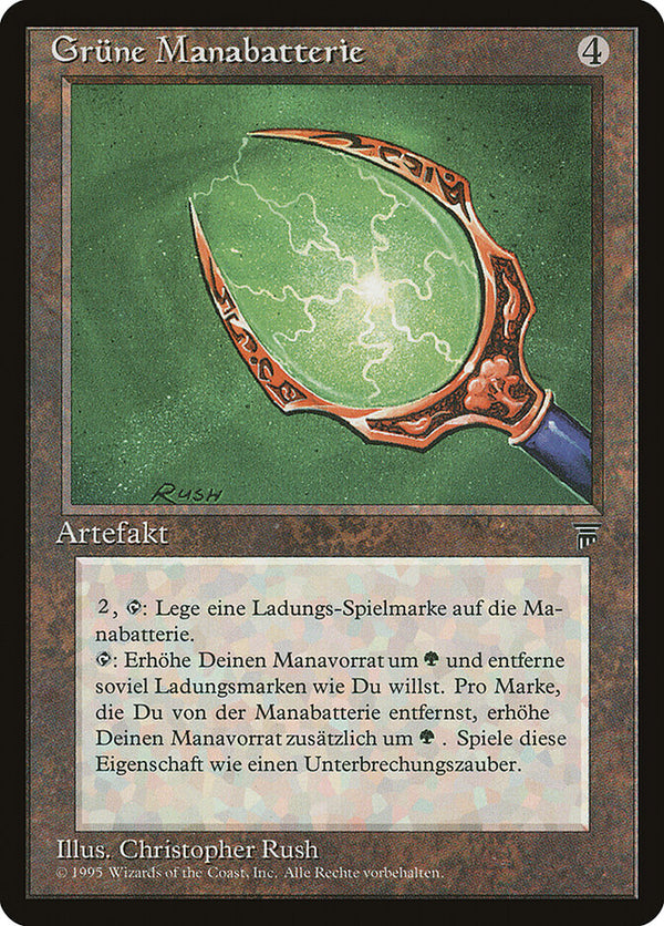 Green Mana Battery (German) - "GruneManabatterie" - Magic: The Gathering