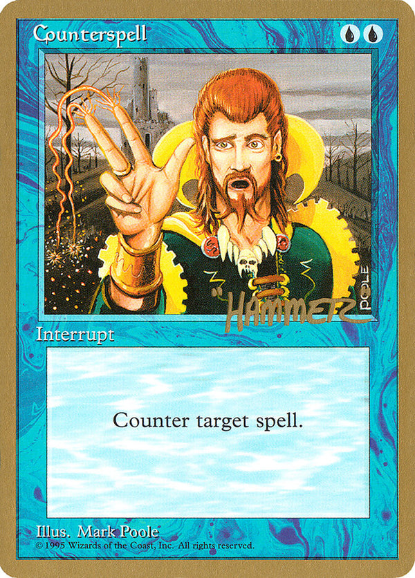 Counterspell - 1996 Shawn "Hammer" Regnier (4ED) - Magic: The Gathering