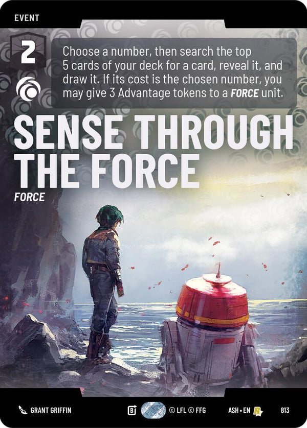 Sense Through the Force (Prestige) - Star Wars Unlimited