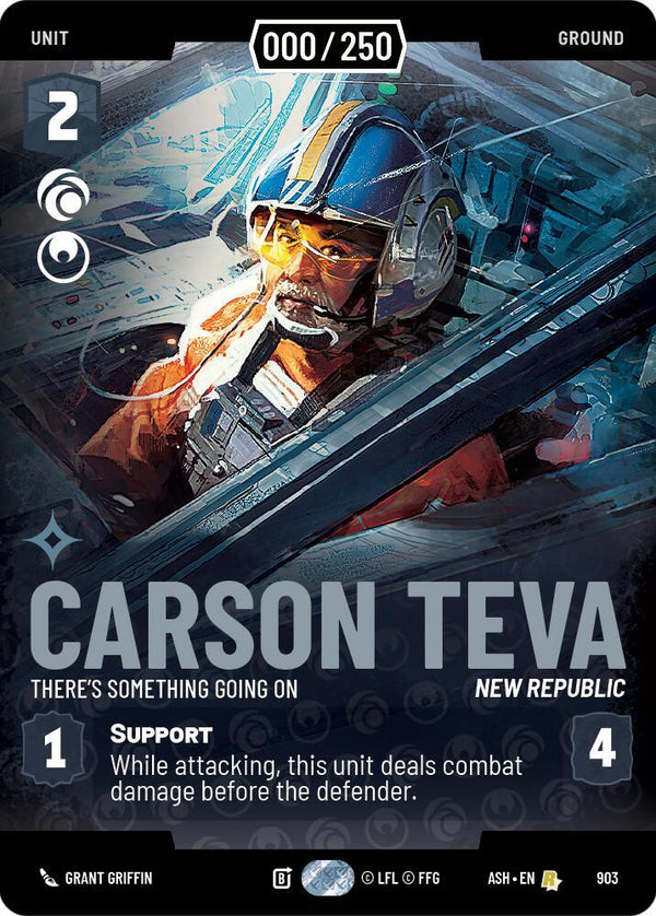 Carson Teva - There's Something Going On (Serialized) - Star Wars Unlimited