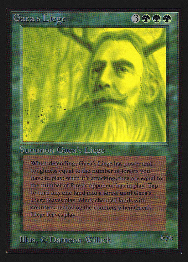 Gaea's Liege (IE) - Magic: The Gathering