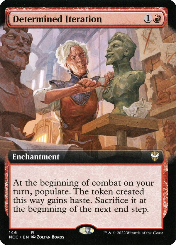 Determined Iteration (Extended Art) - Magic: The Gathering