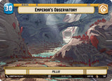 Emperor's Observatory // Shield (Hyperspace) - Star Wars Unlimited