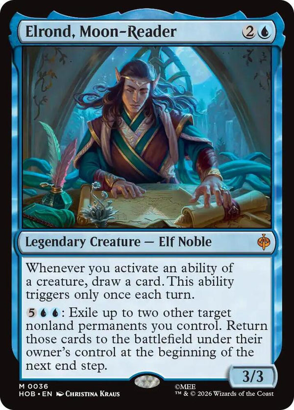 Elrond, Moon-Reader - Magic: The Gathering