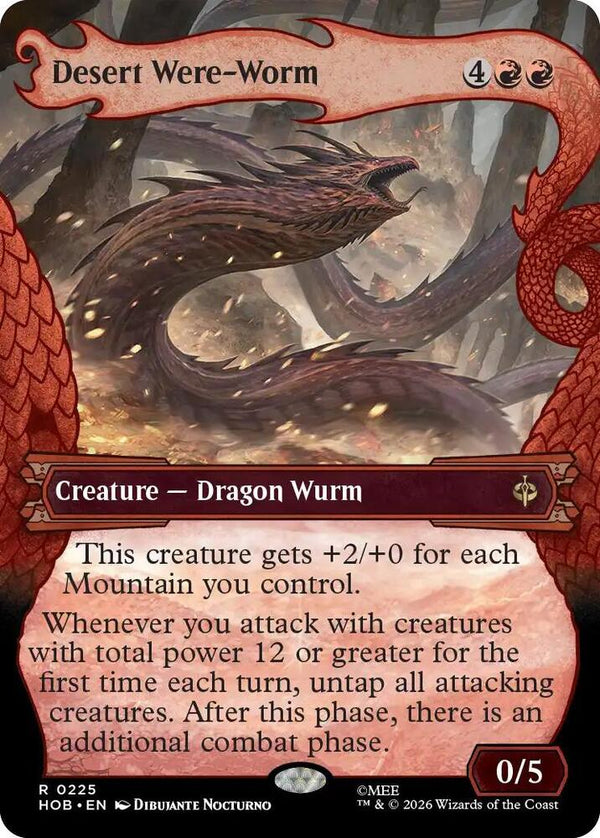 Desert Were-Worm (Showcase) - Magic: The Gathering