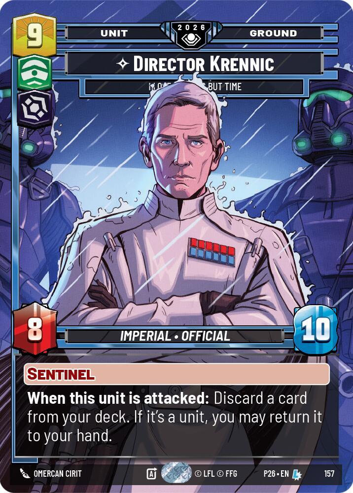 Director Krennic - I Lose Nothing But Time (Prize Wall) (Foil)