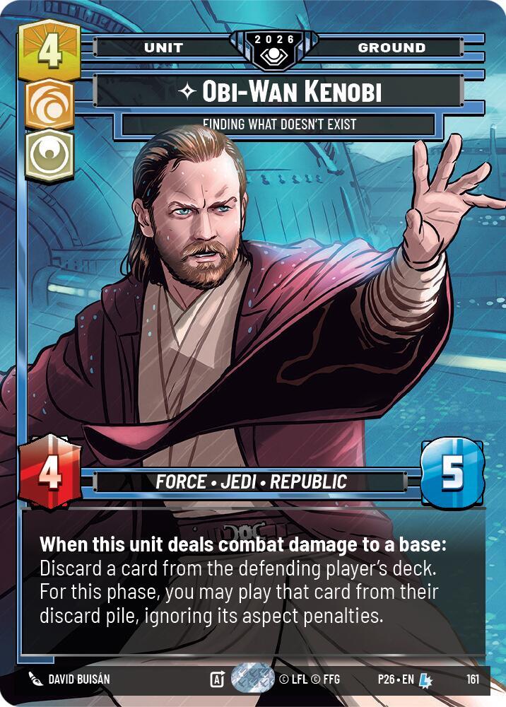 Obi-Wan Kenobi - Finding What Doesn't E (Prize Wall) (Foil)xist