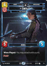 Cinta Kaz - The Struggle Comes First - Star Wars Unlimited